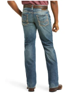 Ariat Men's M5 Ridgeline Medium Wash Slim Straight Jeans -Western Desert Shop 010C80 GR P2