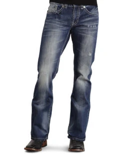Stetson Rock Fit Bold X Stitched Jeans -Western Desert Shop 010D65 CU P2