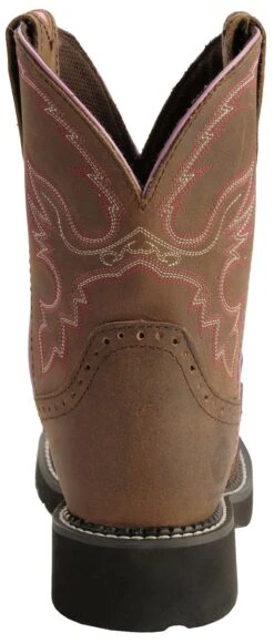 Justin Gypsy Women's Wanette 8" EH Work Boots - Steel Toe -Western Desert Shop 045N66 BR BK