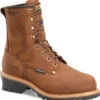 Carolina Men's Waterproof Insulated Logger Boots - Steel Toe -Western Desert Shop 0502V5 41 P1