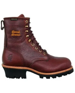 Chippewa Men's Waterproof Insulated 8" Logger Boots - Steel Toe -Western Desert Shop 050B09 B3 P2