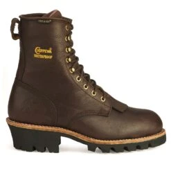 Chippewa Men's Waterproof Insulated 8" Logger Boots - Steel Toe -Western Desert Shop 050B09 B3 RT