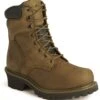 Chippewa Men's IQ Insulated 8" Lace-Up Logger Boots - Steel Toe -Western Desert Shop 050B15 D7 P1
