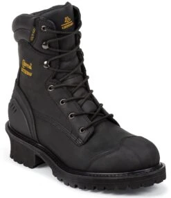 Chippewa Waterproof & Insulated 8" Lace-Up Work Boots - Composite Toe
