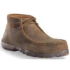Twisted X Women's Driving Moc Work Shoes - Steel Toe -Western Desert Shop 050J88 B1 P1