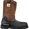 Carhartt 11" Insulated Brown Work Boots - Steel Toe -Western Desert Shop 050P72 41 P1