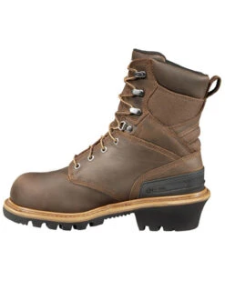 Carhartt 8" Crazy Horse Brown Waterproof Insulated Logger Boot - Composite Toe -Western Desert Shop 050P79 K8 P3