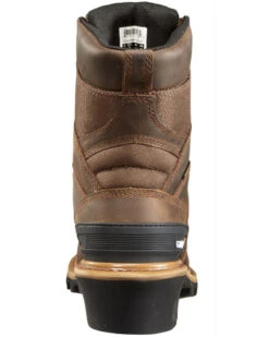 Carhartt 8" Crazy Horse Brown Waterproof Insulated Logger Boot - Composite Toe -Western Desert Shop 050P79 K8 P4