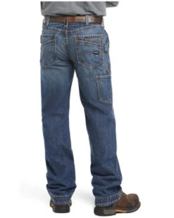 Ariat Men's FR M4 Relaxed Workhorse Relaxed Fit Bootcut Jeans -Western Desert Shop 0862U6 7030 P2