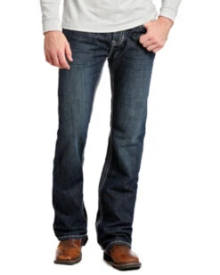 Rock And Roll Denim Men's Pistol Regular Fit Flame-Resistant Jeans - Boot Cut -Western Desert Shop 0864K3 88 P2