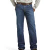 Ariat Men's FR M4 Medium Wash Relaxed Basic Bootcut Jeans - Big -Western Desert Shop 2000144562 402 P1