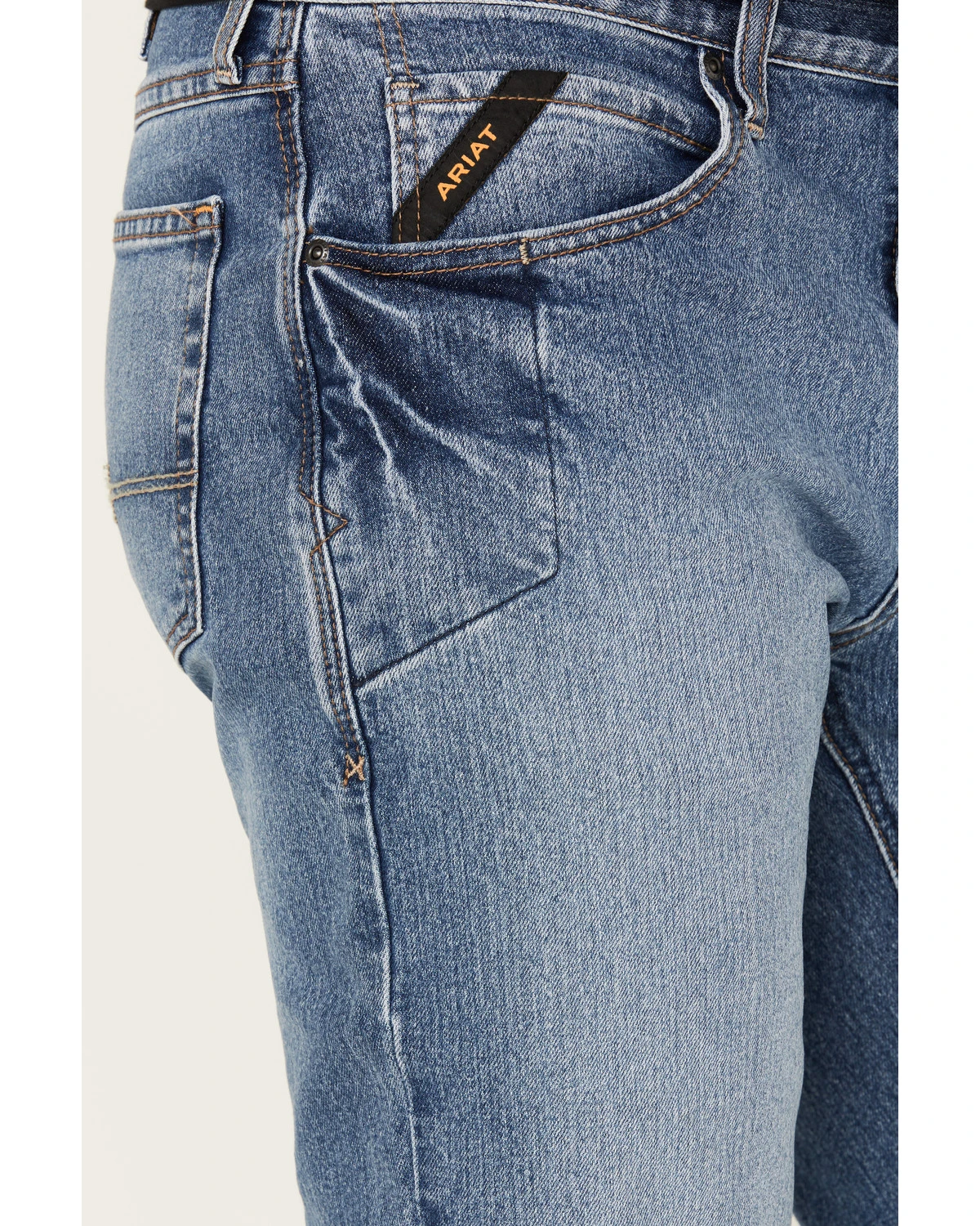 Ariat Men's Rebar M4 DuraStretch Haze Low Rise Bootcut Work Jeans 4 Ariat Men's Rebar M4 DuraStretch Haze Low Rise Bootcut Work Jeans - Image 2