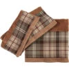 HiEnd Accents Forest Pines Plaid Mocha Towel Set -Western Desert Shop 2000229765 200 P1