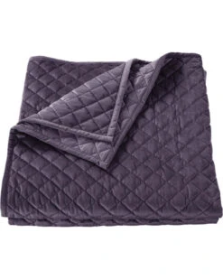 HiEnd Accents Amethyst Velvet King Quilt