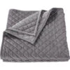 HiEnd Accents Gray Velvet King Quilt -Western Desert Shop 2000229813 020 P1