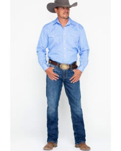 Cinch Men's Ian Dark Stonewash Slim Fit Boot Cut Jeans -Western Desert Shop 2000240164 402 P6