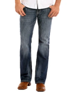 Rock & Roll Denim Men's Reflex Pistol Straight Leg Jeans -Western Desert Shop 2000241163 402 P2