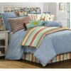 HiEnd Accents Blue Chambray 3-Piece Comforter Set - Full -Western Desert Shop 2000243089 450 P1