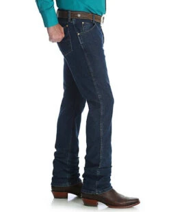 Wrangler Men's Premium Performance Cowboy Cut Vintage Stone Slim Jeans -Western Desert Shop 2000251625 402 P3