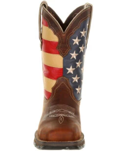 Durango Women's Lady Rebel Patriotic Flag Work Boots - Steel Toe -Western Desert Shop 2000273957 200 P5