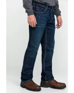 Ariat Men's FR M4 Durastretch Lineup Straight Work Jeans -Western Desert Shop 2000281628 020 P3