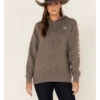 Ariat Women's Charcoal Logo Hoodie -Western Desert Shop 2000283447 022 P1