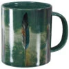 HiEnd Accents Tossed Feather Design Mug Set