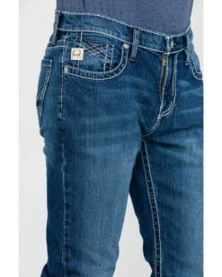 Cinch Men's Ian Medium Stone Wash Slim Boot Jeans -Western Desert Shop 2000288366 402 P4
