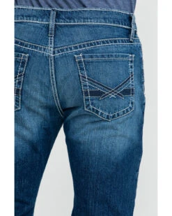 Cinch Men's Ian Medium Stone Wash Slim Boot Jeans -Western Desert Shop 2000288366 402 P5