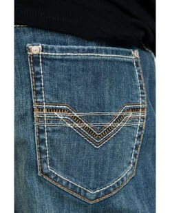 Rock & Roll Cowboy Men's Reflex Double Barrel Relaxed Bootcut Jeans -Western Desert Shop 2000289965 400 P5