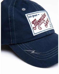 Moonshine Spirit Men's Black Embroidered Patch Ball Cap -Western Desert Shop 2000291207 410 P3