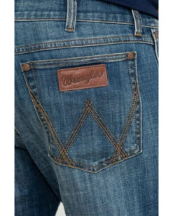 Wrangler Retro Men's Celina Stretch Slim Straight Jeans - Long -Western Desert Shop 2000292745 400 P4