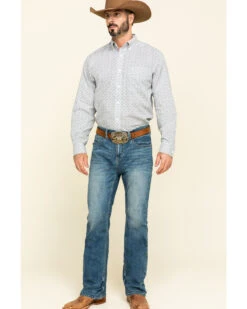 Cody James Men's Hawken Medium Wash Crosshatch Stretch Slim Bootcut Jeans -Western Desert Shop 2000295742 400 P6