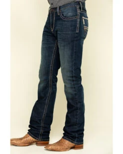 Cinch Men's Ian Rigid Dark Slim Bootcut Jeans -Western Desert Shop 2000309167 402 P3
