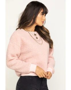 Eyeshadow Women's Fuzzy Sweatshirt -Western Desert Shop 2000313198 650 P5