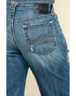 Ariat Men's Riverbend Val Stackable Rigid Relaxed Bootcut Jeans -Western Desert Shop 2000322090 400 P4