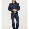 Cinch Men's White Label Performance Dark Relaxed Straight Jeans -Western Desert Shop 2000323611 402 P1