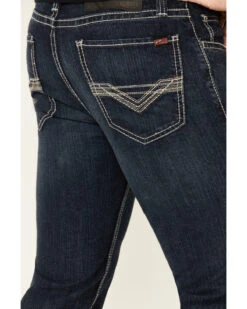 Rock & Roll Denim Men's FR Dark Reflex Revolver Slim Straight Work Jeans 9 Rock & Roll Denim Men's FR Dark Reflex Revolver Slim Straight Work Jeans -Western Desert Shop 2000323863 401 P3