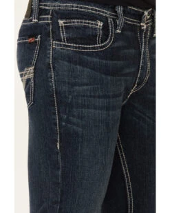 Rock & Roll Denim Men's FR Dark Reflex Revolver Slim Straight Work Jeans 10 Rock & Roll Denim Men's FR Dark Reflex Revolver Slim Straight Work Jeans -Western Desert Shop 2000323863 401 P4