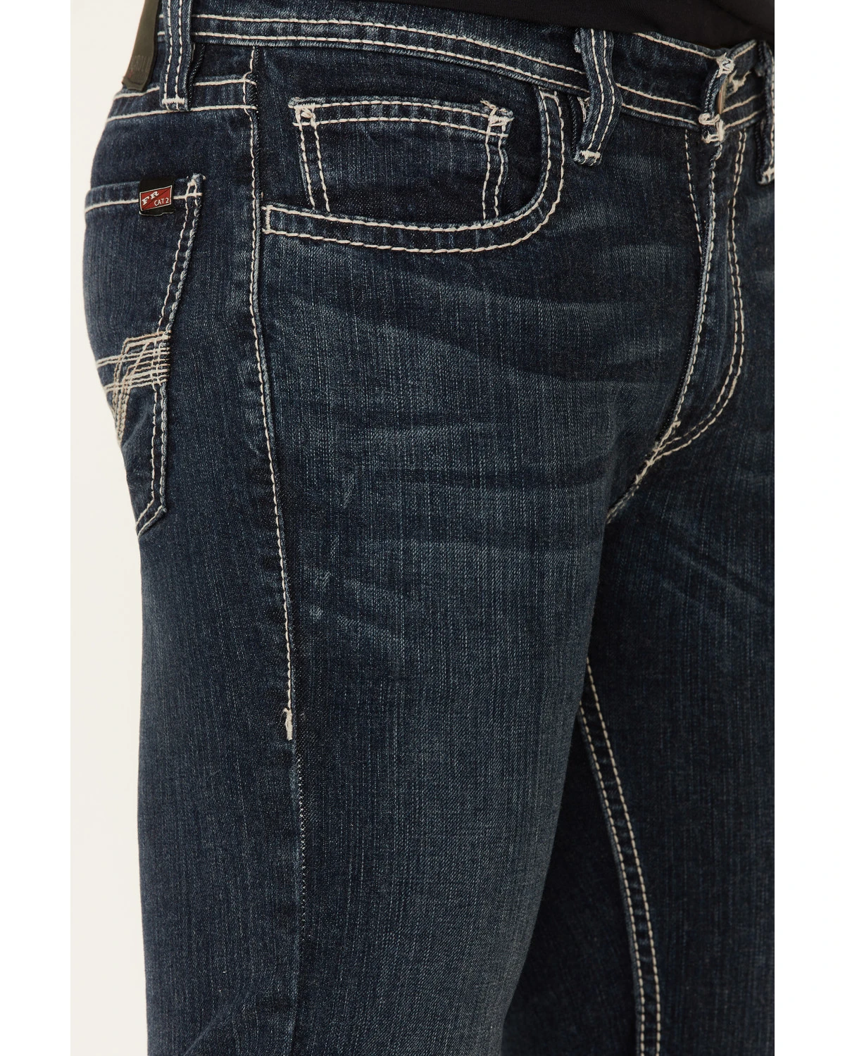 Rock & Roll Denim Men's FR Dark Reflex Revolver Slim Straight Work Jeans 6 Rock & Roll Denim Men's FR Dark Reflex Revolver Slim Straight Work Jeans - Image 4