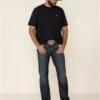 Moonshine Spirit Men's Eating Iron Dark Stretch Slim Straight Jeans -Western Desert Shop 2000325524 400 P1