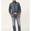 Cody James Core Men's Buster Stretch Medium Wash Slim Straight Jeans -Western Desert Shop 2000331615 400 P1