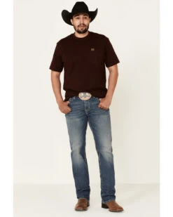 Rock & Roll Denim Men's Pistol Med Stretch Regular Straight Leg Jeans -Western Desert Shop 2000333353 400 P3