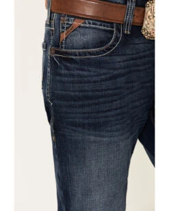 Ariat Men's M4 Denali Malone Dark Stretch Stackable Relaxed Straight Jeans -Western Desert Shop 2000333947 400 P5