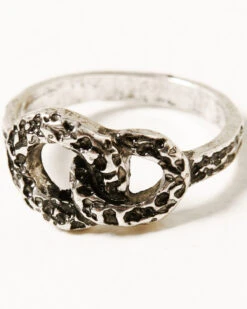 Prime Time Jewelry Women's Pink Marble & Silver Statement Ring Set -Western Desert Shop 2000334023 040 P4