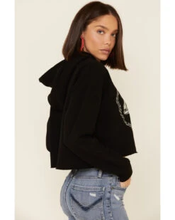 Country Deep Women's Hotter Then A 2 Dollar Cropped Hooded Sweatshirt -Western Desert Shop 2000335282 001 P5