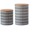 HiEnd Accents 2pc Large Southwestern Print Canister Set -Western Desert Shop 2000337707 280 P1