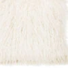 HiEnd Accents White Mongolian Faux Fur Cushion Cover -Western Desert Shop 2000337725 100 P1