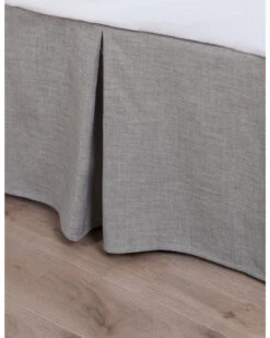 HiEnd Accents Solid Linen Bed Skirt - Queen