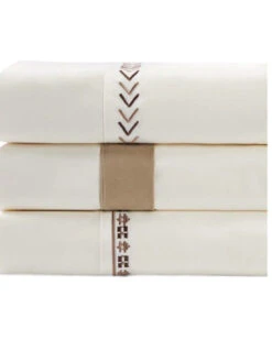 HiEnd Accents 4pc Southwestern Cream Sheet Set - Queen -Western Desert Shop 2000337888 110 P3
